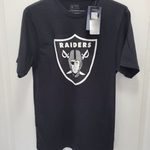 Las Vegas Raiders NFL Men's T Shirt Size S Black Cotton Crew Neck Football Tee - Picture 1 of 12